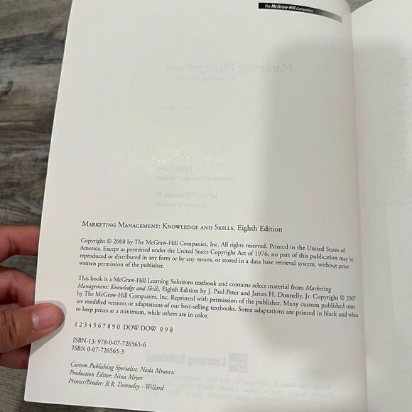 Marketing Management : Knowledge and Skills by James H. Donnelly, J. Paul Peter - Picture 2 of 3